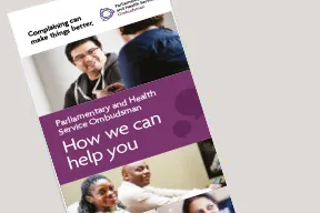 Graphic of how we can help you leaflet